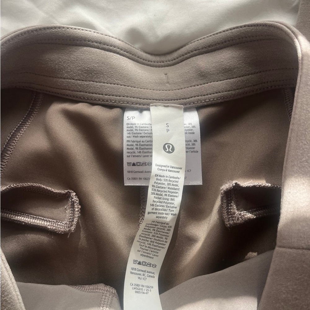 Lululemon Pintuck Softstream Wide Leg Pants in Taupe - Picture 5 of 5